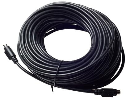 Wirenest 100ft VISCA PTZ Daisy Chain Camera Control Cable for Sony EVI/BRC/SRG Series RS232 8 Pin Mini DIN to 8 Pin Mini DIN Serial