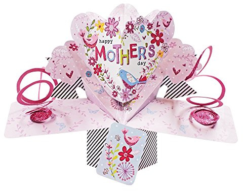 Happy Mother's Day Pretty Pop-Up Greeting Card Second Nature 3D Pop Up Cards