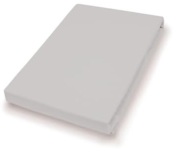 Primera Mako-Feinjersey Jersey-Spannbetttuch, Granit, 180x200-200x200 cm