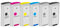 Kompatibel Spar-Set 6 Stück HP 72 (Matt Black, Photo Black, Cyan, Magenta, Yellow, Grey, 6X 130ml, Neuester Chip)