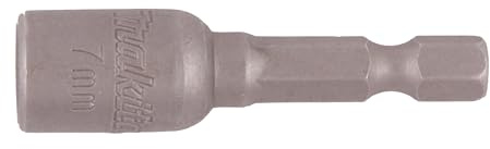 Makita B-38700 Steckschlüssel 1/4 Sechskant SW7, 50 mm, magnetisch, 1 Stück
