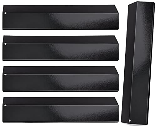 Bigbox 15 3/8 Porcelain Steel Heat Plate for Brinkmann Grill Replacement Parts, Heat Tent Shield Deflector for Uniflame, Aussie and Others, BBQ Flame Tamer Burner Cover(5-Pack)