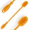 Silicone Bottle Cleaning Brush with Long Handle, Water Bottle Cleaner for Baby Bottles, Hydro Flask, Sports Bottle, Vase, Glassware, Perfect for Smaller Diameter Bottle Openings (Qty 1)