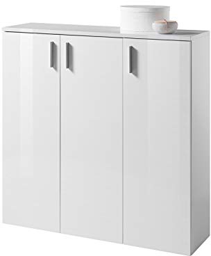 möbelando Schuhschrank Kommode Schuhaufbewahrung Schrank Schuhkommode Flur Leupold II