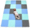 YIMINYUER Kinderspielteppich Spielmatte Spielteppich Schaumstoffmatte Matte Kälteschutz abwaschbar bunt phantasiefördernd Blau Grün Grau R07R08R12G301020
