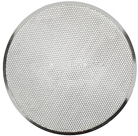Fiacvrs Pizza Screen Mesh, Seamless Aluminum Pizza Screen, Oven Baking Tray Net, Cookware Bakeware Accessories Home Kichen DIY Tool (14inch)