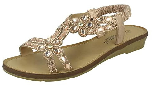 Sandali da donna Savannah Slingback, Oro Rosa Oro, 37 EU