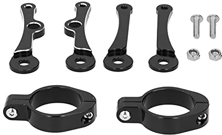 Gabel Scheinwerferklemme, Scheinwerferhalter CNC Aluminium Langlebig Robust Einstellbar für für Cafe Racer für Project Bikes für Cruiser