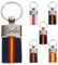 ibera gifts - Llavero Personalizado con Colores de la Bandera Española, Metal y Tela, Llaveros Personalizados y Llaveros Originales, Presentado en Bolsa de Regalo (Azul)