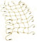 Kletternetz Kinder Outdoor - Kletterseil Kinder Outdoor - Kletterstange Kinder Outdoor - Climbing Net - Höhe: 200 cm - Breite: 125 cm - Belastbar bis 50 kg