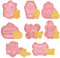 Formine per Biscotti per Halloween, 8 Pezzi Halloween Timbro per Biscotti Set, Stampi Biscotti 3D, Tagliabiscotti Plastica, Strega, Picchio, Zucca, Fantasma, Teschio per Feste di Halloween