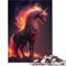 Puzzle für Erwachsene, Blazing Unicorn, 1000 Teile, logisches Denken, Training, Papppuzzle, Geschenk für Kinder ab 12 Jahren, Lernpuzzles, pädagogische Größe (26 x 38 cm)