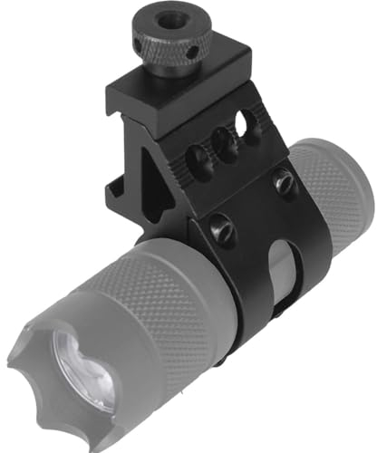 HOUSON 20mm Picatinny Taschenlampenhalterung, Picatinny Schienenmontage für Taschenlampen Scopes Laser 25.4mm(T2008)
