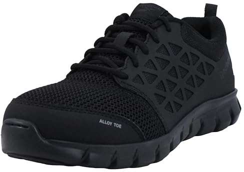 Reebok Work RB4041 Men's Sublite Cushion Work Safety Toe, Triple Black, 10 Medium