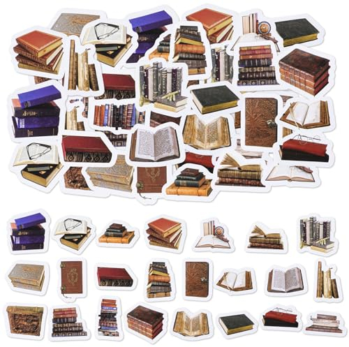 46pcs Aufkleber für Scrapbooking Kleine Scrapbook Aufkleber Set, Journaling Bullet Junk Journal Supplies, Planer, Kid DIY Art Crafts, Laptop, Koffer (Stil-23)