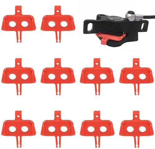 10 Pcs Bike Disc Brake Spacer, Bicycle Disc Brake Caliper Spacer, Hydraulic Disc Brake Pads, Bike Oil Pressure Disc Protector for Mountain Bike, Road Bike, Gravel Bikes