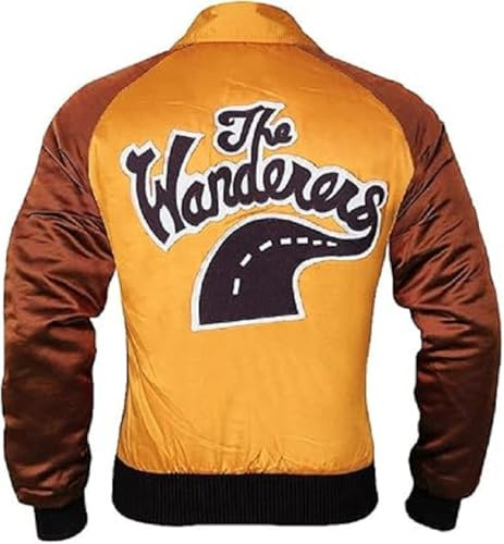 ZM ATTIRE Herren Movie Varsity Satin Jacke Ken Wahl The Wanderers Jacke