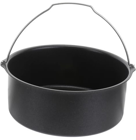 HOMSFOU Freidoras Aire Bandeja Pizza Accesorios Freidora Aire Cesta Hornear Sartén Parrilla Olla Utensilio Cocina Doméstico