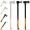 BOOMET Set: Sappie/Beil 1000g / Axt 2200g / Hammer 3000g · Verschiedene Äxte und Sets zur Auswahl · Spaltaxt · Effizientes Holzspalten mit Fiberglasstiel für Brennholz