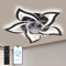 KCVV Ventilateur Plafond Avec Lumiere, Ventilateur Plafond Avec Télécommande, LED Gradation en Continu, 6 Vitesses, Réversible Ventilateur Silencieux, Convient Pour la Chambre et le Salon