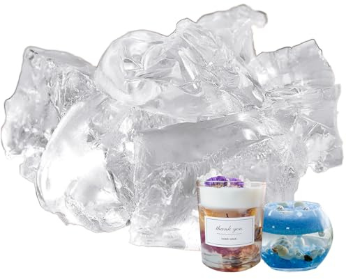 CoolCrafts Kerzengel Transparent Gelwachs Jelly Wachs für Kerzenherstellung, Kunsthandwerk und DIY-Projekte - 900g