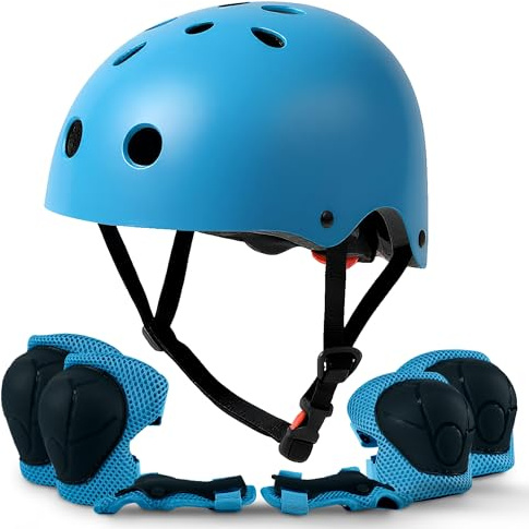 KAYMAN Kids Bike Helmet age 3 to 12, Adjustable Safety Gear for Boys and Girls, Suited to Scooter, Cycling, Skateboard & Roller Skating - Protection for Boys & Girls