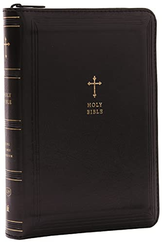 KJV Holy Bible: Compact with 43,000 Cross References, Black Leathersoft Zipper Closure, Red Letter, Comfort Print: King James Version: Holy Bible, King James Version