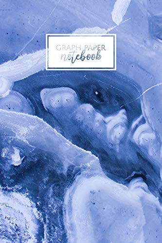 Graph Paper Notebook: Icy Blue Graph Paper Composition Notebook | Quad Ruled Journal 1cm | Grid Paper for Math | 6x9 in, 100 pages