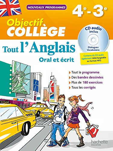 Objectif Collège - Tout l'Anglais 4e-3e - Nouveau programme 2016