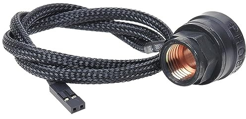 Phobya Thermosensor In-Line 2X G1/4 Innengewinde - Black matt Wasserkühlung Überwachung