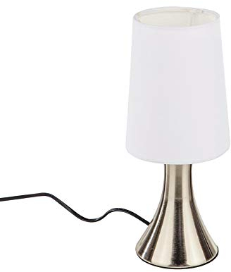 Spetebo Touchlampe mit 3 Stufen - Farbe: weiß - Touch Nacht Tischlampe Schreibtischlampe Lampe Leuchte