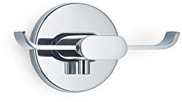 Blomus 68818 Wandhaken Areo mit Montagematerial, Edelstahl poliert, 10 x 6 x 5.5 cm