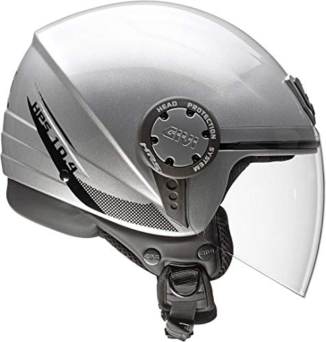 Givi HPS 104 DEMI-Jet-Helm, Silber Lackiert, S