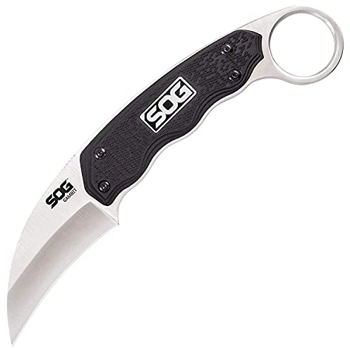 SOG Gambit Couteau à lame fixe Gris/Noir
