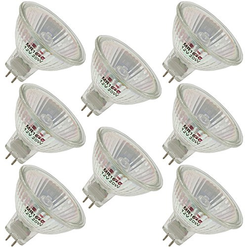 Industrial Performance BAB/CG, 20 Watt, MR16, Bi-Pin (GX5.3) Base Light Bulb (8 Bulbs)