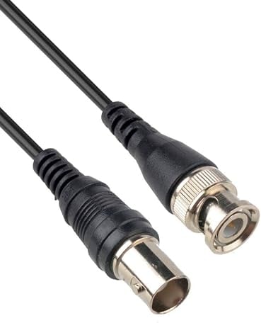 SIENOC 1M BNC Kabel BNC Stecker Video Verlängerungskabel Verbindungskabel BNC Stecker auf weibliche CCTV-Verlängerung Koaxiale Leitung Kabel