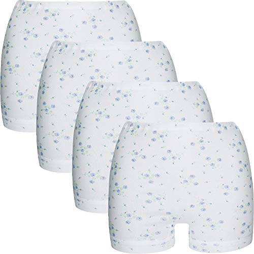 con-ta Damen-Schlüpfer 4er-Pack weiß Größe 46