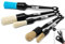 Set de pinceaux ValetPRO Detailmate - Nettoyage des Jantes, intérieur, extérieur - Résistant aux Produits Chimiques - pour Un Travail délicat des détails + 2 Gants de Protection en Nitrile