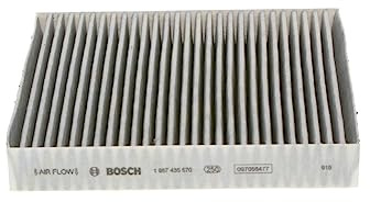 Bosch R5570 Activated Carbon Cabin Filter, Replacement Filter - Against Unpleasant Smells, Pollen and Dust for Cleaner Air Inside the Vehicle