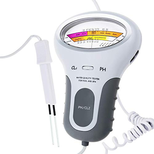 Tragbar Wasser Qualität Analyse Chlor & PH Meter Schwimmen Schwimmbad Prüfer Überwachung Analysator