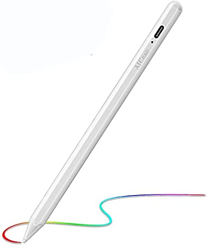 AICase Stylus Penna per Pad con Palm Rejection,0.8mm Punta Fine Matita Magnetic Adsorption &Tilt-Sensing Penna Touch per iPad 6/7a Gen/iPad Pro 11, iPad Pro 3a generazione/iPad Mini 5a/ iPad Air 3