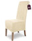 SCHEFFLER-Home Stuhlhussen 4er Set Leon Ecru/elastische Wildleder Hussen für Stühle/Robustes Freischwinger Hussen Set/Stuhlhussen Stretch & Lederoptik/Stuhl Hussen waschbar