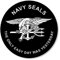 Sticker-Designs 10cm! Klebe-Folie Wetterfest Made-IN-Germany Navy Seals The ONLY Easy Day was Yesterday Trident UV&Waschanlagenfest Auto-Aufkleber Profi-Qualität! F900