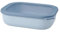 Mepal - Multi Bowl Cirqula Rectangular - Vorratsdose mit Deckel - Geeignet als Luftdichte Aufbewahrungsbox für den Kühlschrank, Mikrowellengeschirr & als Frischhaltedosen - 2000 ml - Nordic Blue