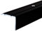 PROVISTON | Profilé d'angle | Aluminium anodisé | Noir | Largeur 24,5 mm | Hauteur 18 mm | Longueur 1000 mm | Percé | Profil de bord d'escalier | Angle d'escalier | Angle d'escalier | Angle combiné |