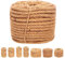 Swpeet Corda di iuta intrecciata in iuta naturale, 14 mmx164 m, lunga corda da imballaggio, giardinaggio, uncinetto, perfetto per artigianato, regalo, confezionamento, imballaggio