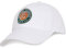 Roland-Garros Unisex Gesticktes Logo Baseball Cap, weiß, one Size