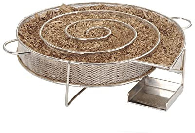 Joyagrill Kaltrauchgenerator, 20,3 cm, ideal zum Räuchern von Lebensmitteln, Heiß- oder Kalträuchern mit Holzstaub auf jedem Grill und Smoker, Kalträucherzeit bis zu 4–7 Stunden