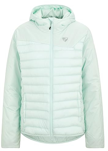 Ziener Damen NANTANA wattierte Wärmejacke | Wolle, PFC frei, ice, 38