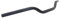 Yklhsocneg Guidon de moto universel 22 mm pour XL 883 1200 Custom Chopper Softail Noir